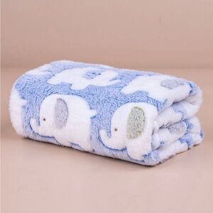 Elephant print pet blanket for cat and dog for all ages